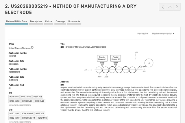[단독] 테슬라, 건식 공정 핵심 특허 공개…4680 배터리 대량 양산 '주요 이정표'