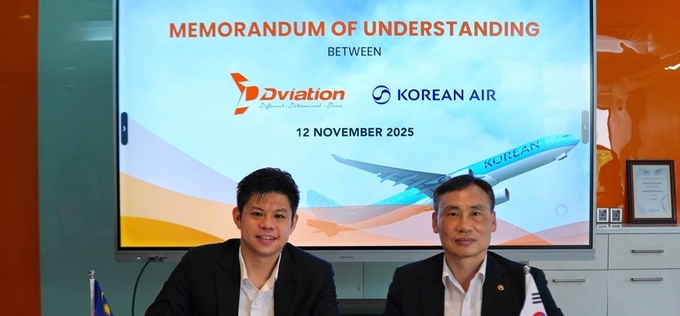 대한항공 조원태표 'MRO 영토 확장' 가속…말레이시아 디비에이션과 MOU