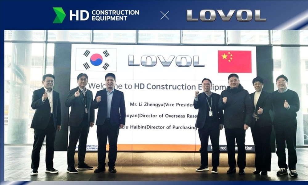 HD건설기계, 中 최대 농기계 회사 '로볼'과 엔진 개발 협력 논의