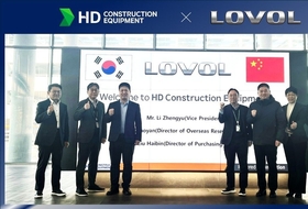 HD건설기계, 中 최대 농기계 회사 '로볼'과 엔진 개발 협력 논의