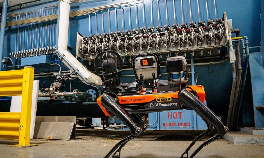 보스턴다이내믹스 '스팟', 항공기공장 설비점검 임무 수행