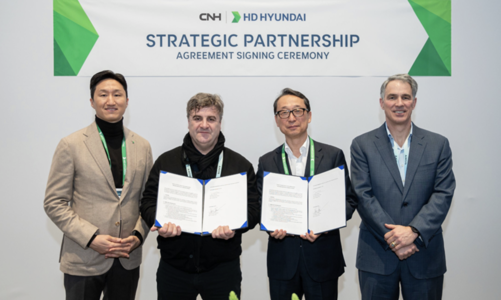 정기선 회장 "미래기술 실행 속도↑"…HD현대, CNH와 'AI 자율로봇' 혈맹 가속