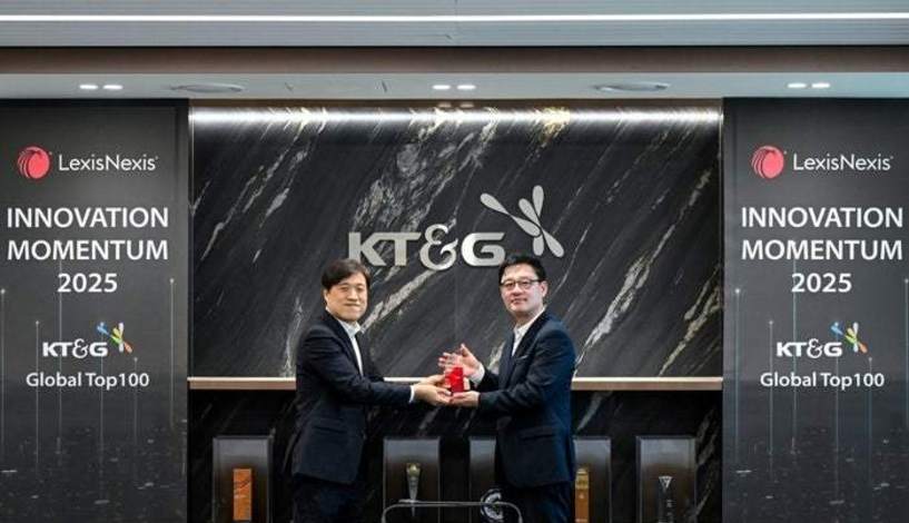 "韓소비재 중 유일"…KT&G, 4년 연속 ‘글로벌 100대 혁신기업’