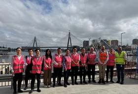 정몽혁 현대코퍼 회장, 호주 최대 수산시장 방문…HD현대사이트솔루션 지게차 납품 지원사격