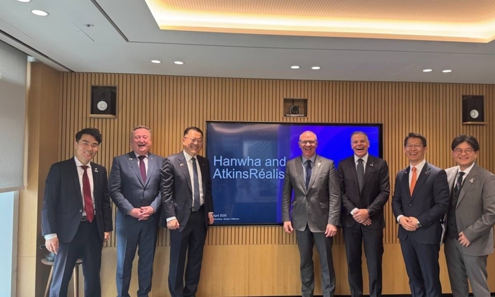 한화오션, 加 앳킨스레알리스와 잠수함 수주 협력 논의…현지화 대응 포석