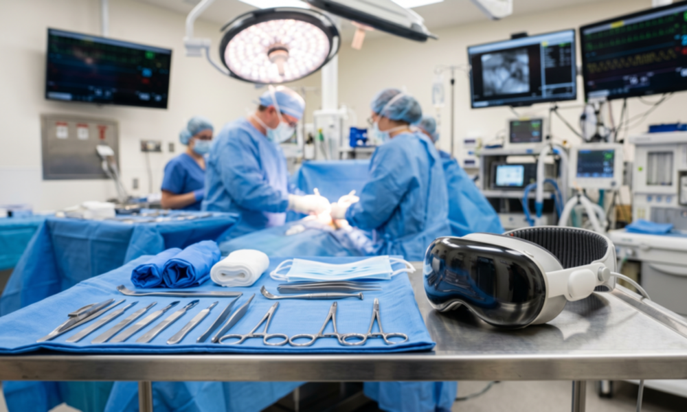 세계 최초 '애플 비전 프로 활용' 백내장 수술 성공