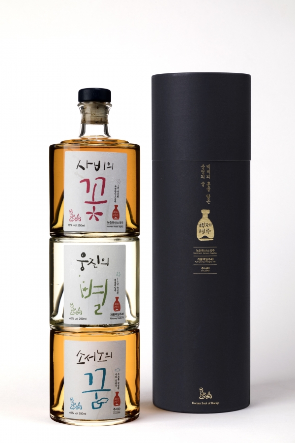 백제명주 3종 세트 백제명주 3종 세트