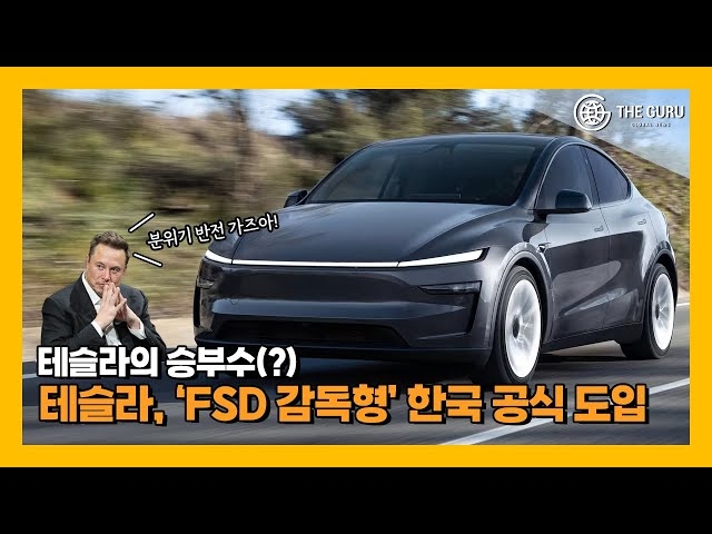 테슬라 FSD 감독형 한국 도입