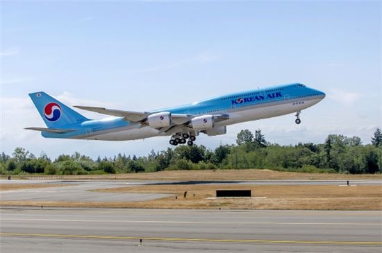 대한항공의 B747-8i 여객기. (사진=대한항공)