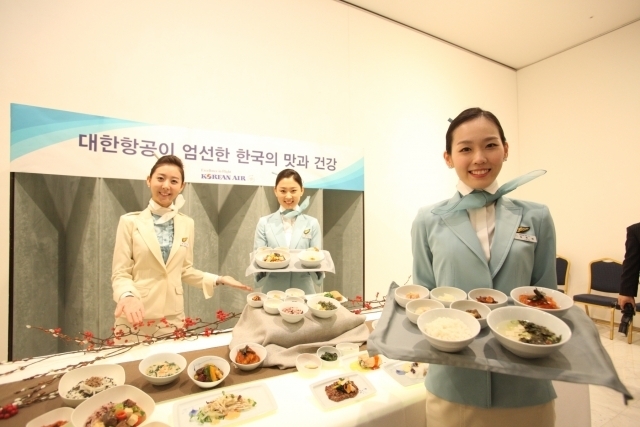대한항공이 기내식 비빔밥으로 호평을 받으면서 지난해 전세계 최고의 항공사 톱 10에 뽑혔다. (사진=대한항공)