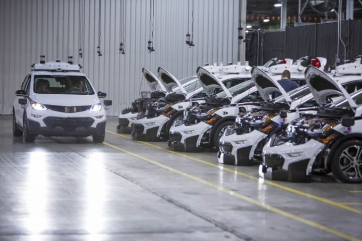 볼트 EV 자율주행차량.(사진=한국GM)
