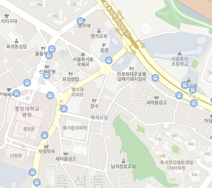 김의겸 청와대 대변인이 건물을 구매한 흑석9타운 일대.(사진=국토교통부 실거래가공개시스템)